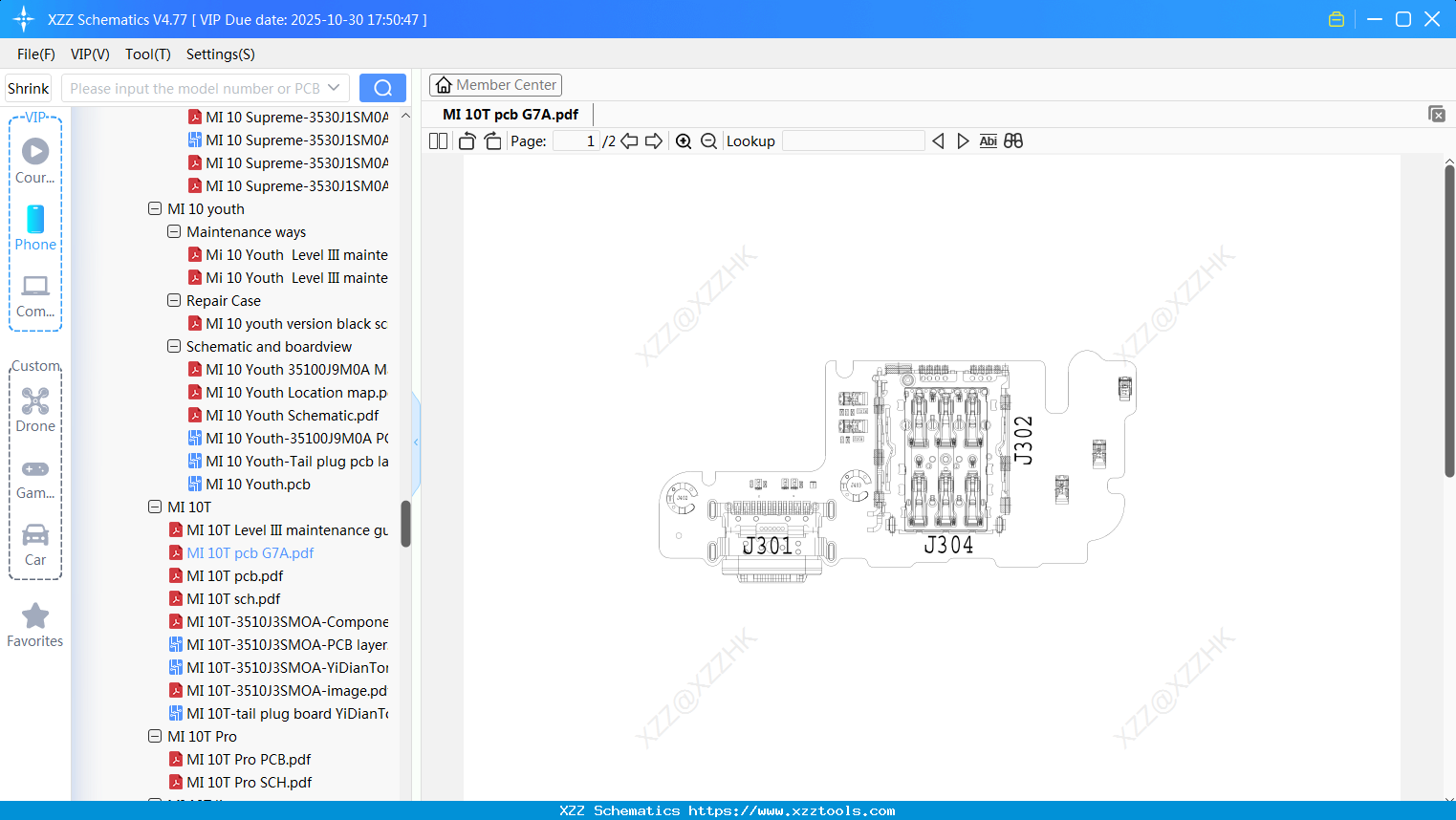 Xiaomi MI 10T Pcb G7A